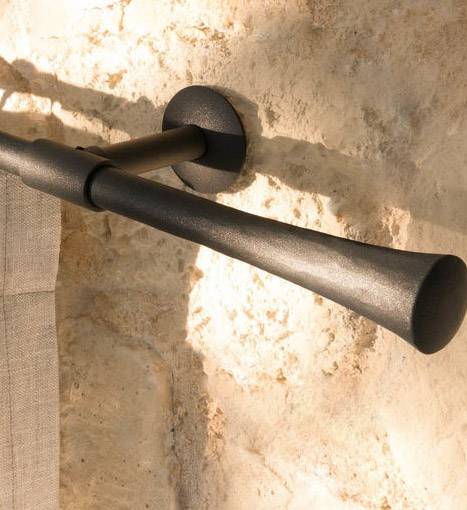 Tringles à rideaux en fer forgé