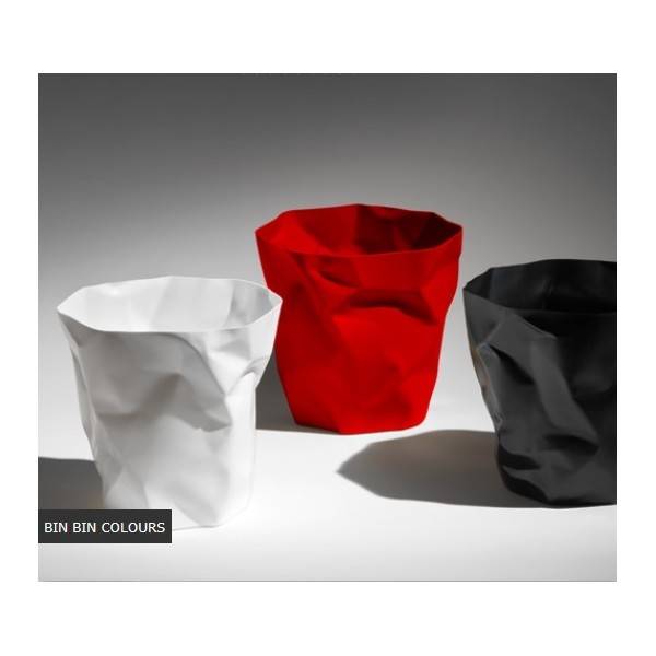 Achat d'une poubelle BIM BIM grand modèle design froissée à Marseille centre-ville